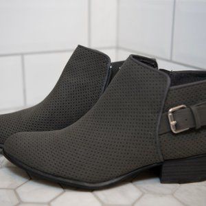 Grey Espirt cowboy style ankle boots